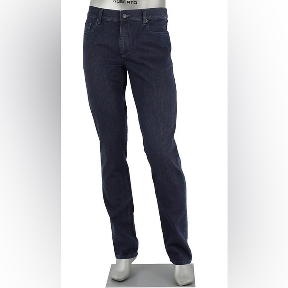 Like new 33x28.5 Alberto STONE DENIM T400 INDIGO